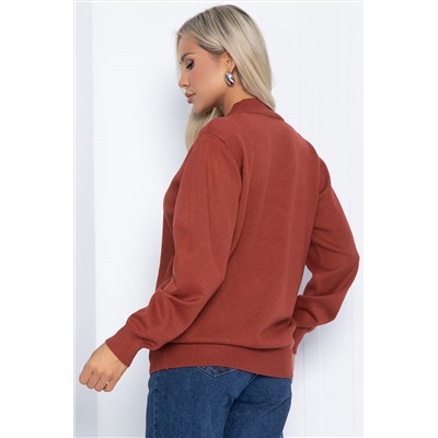 Джемпер Карамелька (терракот) Б12518-4