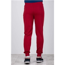 брюки спортивные 
            3.MM114B-бордовый
