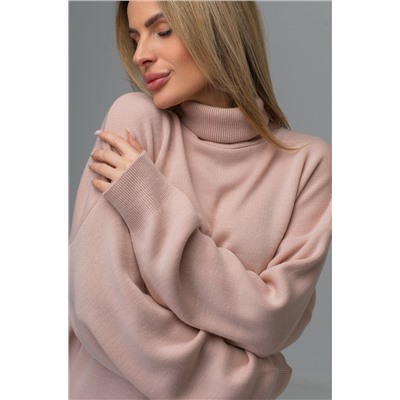 Женский свитер оверсайз с высоким воротом Happyfox