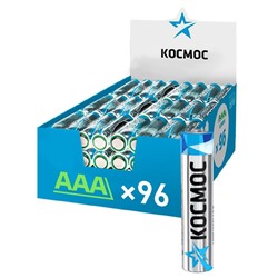 Батарейка Космос LR03 (мизин.)  4штуки спайка/96шт блок