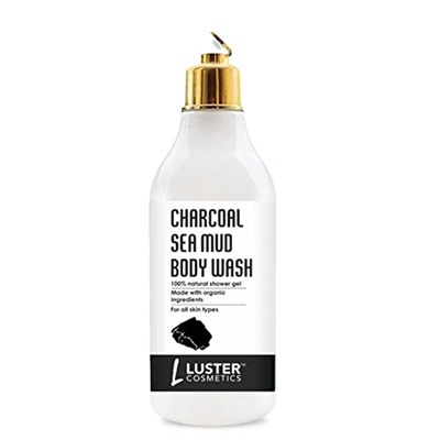CHARCOAL SEA MUD Body Wash, Luster (ДРЕВЕСНЫЙ УГОЛЬ И МОРСКАЯ ГРЯЗЬ гель для душа, Ластер), 300 мл.