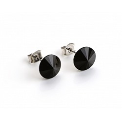 Серьги-гвоздики PR0506 черный