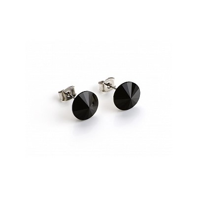 Серьги-гвоздики PR0506 черный