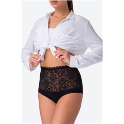 Женские кружевные трусы с высокой посадкой 3шт. Happyfox