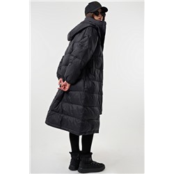 Пальто пуховое черное