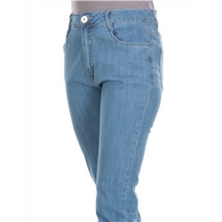 D1006 BLUE Джинсы женские DENIM (75% хлопок, 22% полиэстер 3% спандекс) размер W38