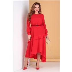 Liona Style 722 красный, Платье