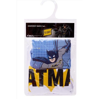 Комплект маек 22739 детских (2 шт.) BATMAN (Белый/светло-синий)