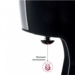Кофеварка 600 Вт, 600 мл DELTA LUX DL-8161 черная