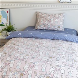 Комплект постельного белья на резинке Сатин Люкс KIDS 100% хлопок CDKR079