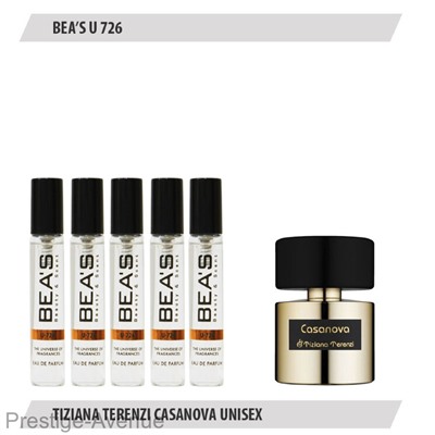 Парфюмерный набор Beas Tiziana Terenzi Casanova Unisex 5x5ml (U 726)