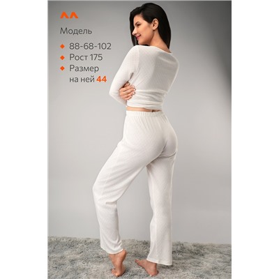 Женская пижама с брюками из ажурного хлопка Happyfox