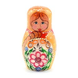 Фигурка из селенита расписная "Матрешка" 50*50*90мм