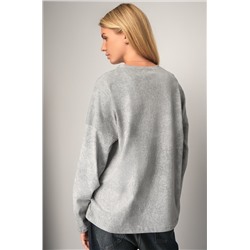 Женский лонгслив оверсайз Happyfox