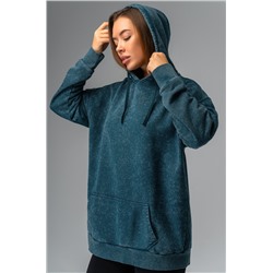 Женское худи оверсайз из футера трехнитки Happyfox