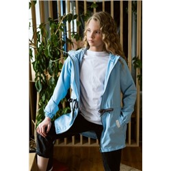 Ветровка "Софт" для девочки голубой