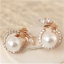 Серьги позолота H01-4183