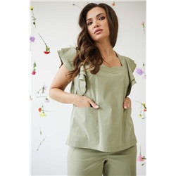 Mislana С943 хаки, Брюки,  Блуза