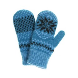 Варежки подростковые "Звезда 3 цвета" 1002-1