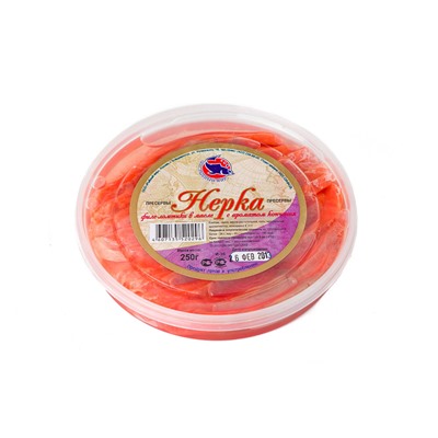 Нерка филе- ломтики в масле 160 гр Пластиковая банка.