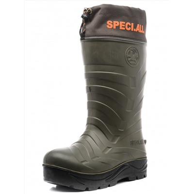 Сапоги мужские SPECI.ALL из ЭВА с манжетой.подошва ПУ, арт. 920-70PW, -70С, цв. олива.