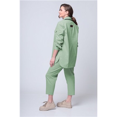 ALEZA 1073 зеленый, Брюки,  Жакет