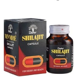 SHILAJIT Capsules, Dabur (ШИЛАДЖИТ (МУМИЁ), Дабур), 100 капс.
