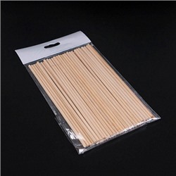 Палочки деревянные для леденцов 15 см, 50 шт