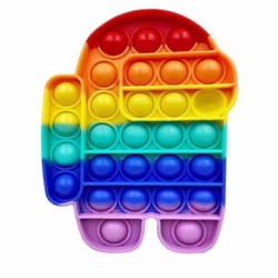 Антистресс игрушки POP IT пупырка Робот 10х13,5см SH 179011