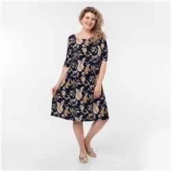 Платье, трикотаж, серый