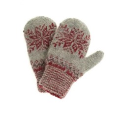 Варежки детские "Снежинка" 3 цвета 0608-1