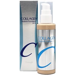 ENOUGH Тональный крем увлажн.с коллагеном №21  Collagen SPF15 100мл