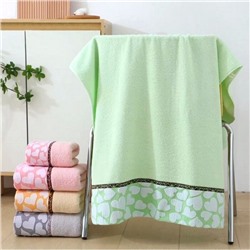 Полотенце махровое "Сердечки" 35*75 см. хлопок 100%