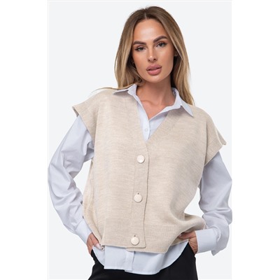 Женский вязаный жилет Happyfox