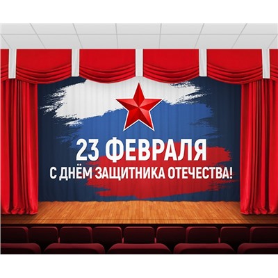 Занавес С днем защитника отечества 18