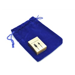 Сувенирная зажигалка USB с накладкой из содалита