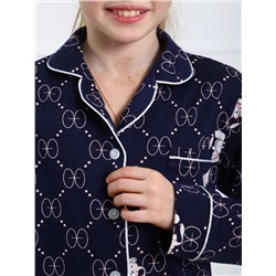 Пижама МЛШ-20 "Модная" синий-белый