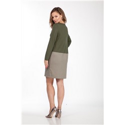 Lady Style Classic 1529 хаки, Платье