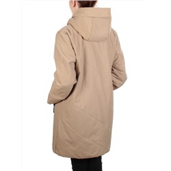 M818 DARK BEIGE Куртка демисезонная женская (100 гр. синтепон) размер 54 российский