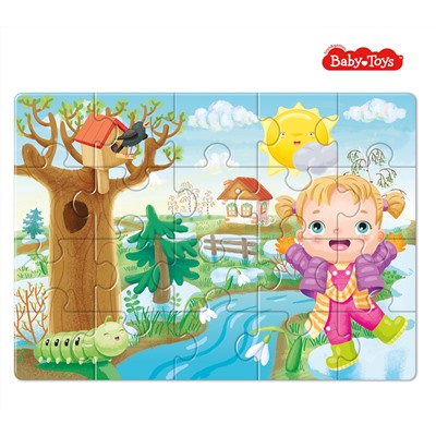 Пазл First Puzzle «Времена года. Весна» (20 элементов) Baby Toys