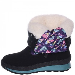 71-284B фиол Сноубутсы для девочек (25-30)/12