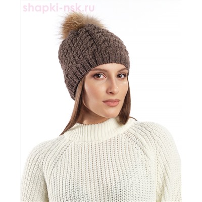 6754 Шапка женская флис (56-58)