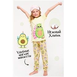 Пижама Котофрукт (Желтый)