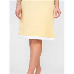 Ночная сорочка женская Текс-Плюс, цвет желтый