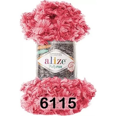 Пряжа Alize Puffy Fur