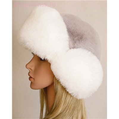 Нон-стоп иск.мех Ушанка женская (56-58)