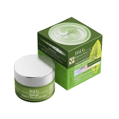EGCG Korean GREEN TEA CATECHIN Подтягивающий Крем-филлер против морщин для лица день/ночь для всех типов кожи 65+  50 г