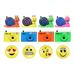 Калейдоскоп со слайдами PS, ABS, 7-8,5см, 3 дизайна