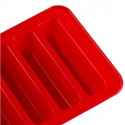 Форма силиконовая "Дамские пальчики" 24,5*9 см, 10 ячеек