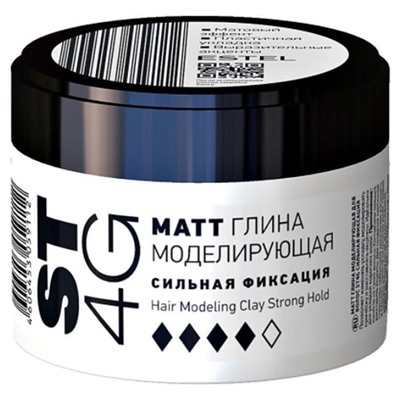 ST Глина моделирующ.д/волос Matt Сильн.фиксации 65мл   ST4G Estel